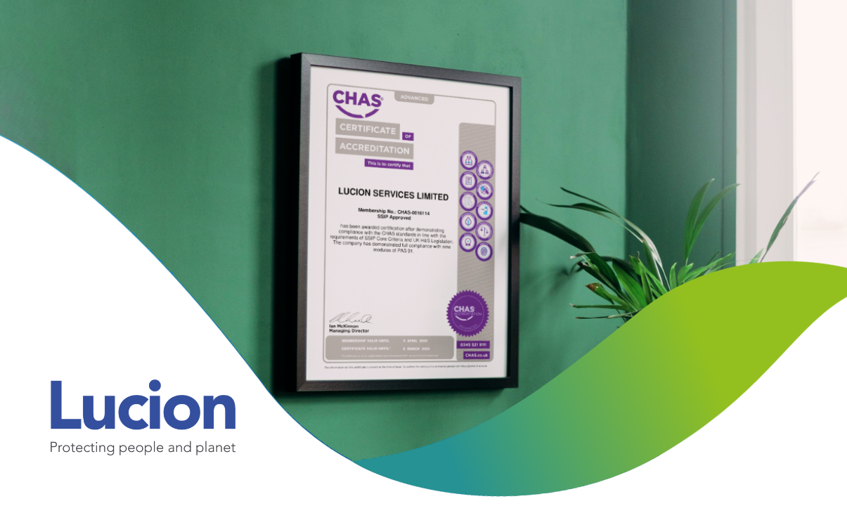 Lucion Awarded CHAS Accreditation: Ensuring Client Safety and Compliance 